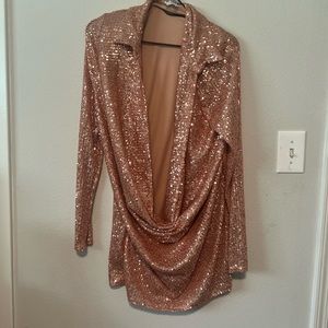 Sequin mini dress